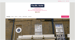 Desktop Screenshot of pacifichotel-london.com